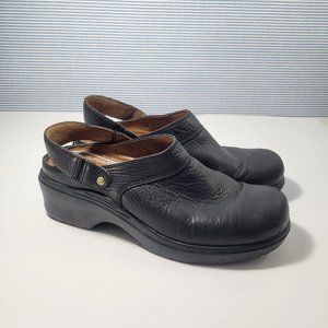 Ariat Santa Cruz Black Leather Mules Slip On Clog… - image 1